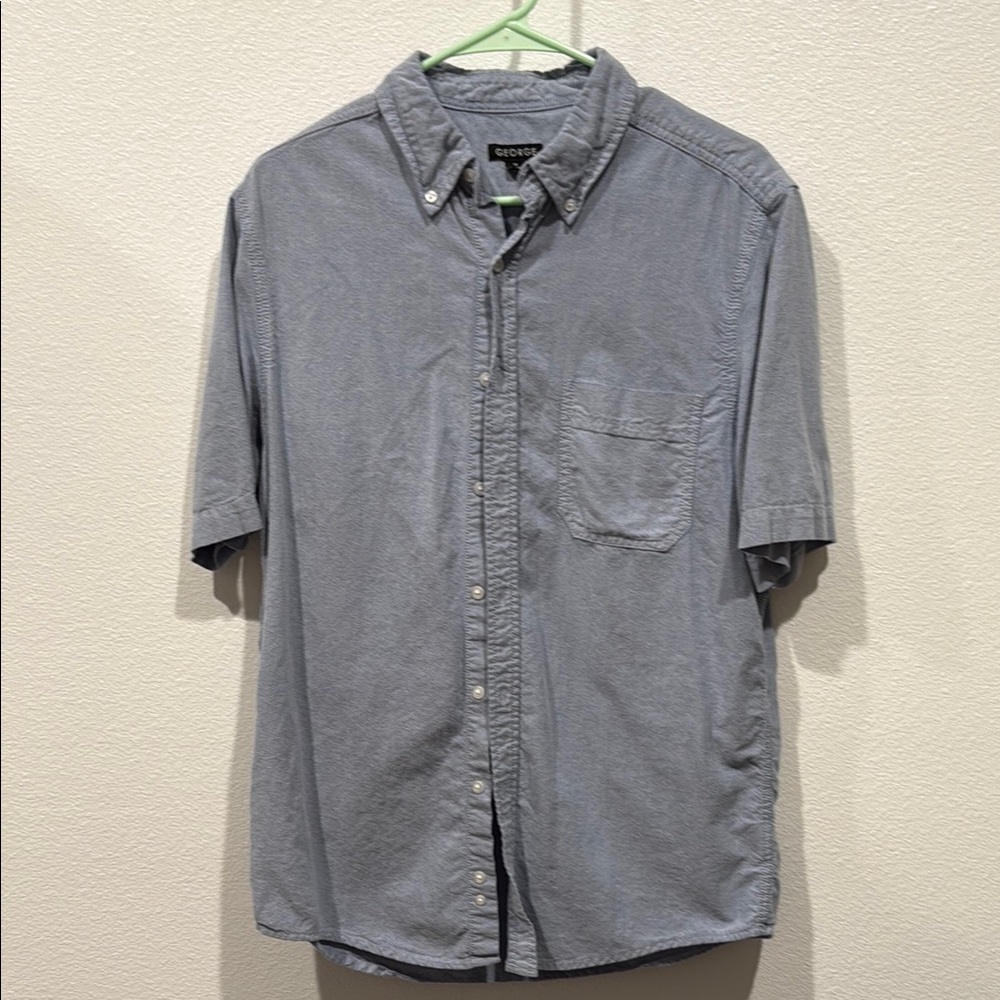 Men's Blue Button Down Shirt